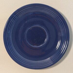 Vintage Fiesta Cobalt Blue Saucer, Homer Laughlin 1936-1959